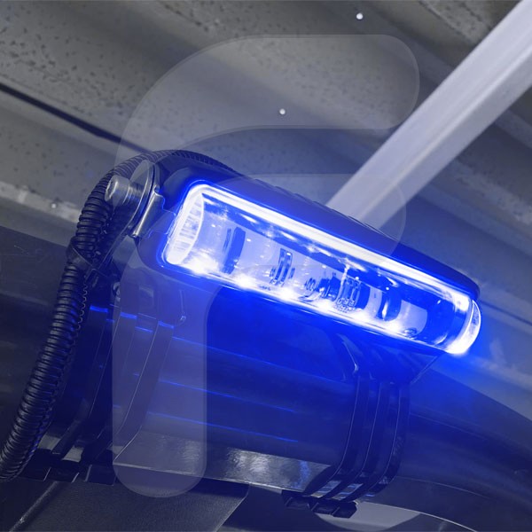 BLUE CIRCULATION CONTOUR HEADLIGHT LED 10/80V 6LED